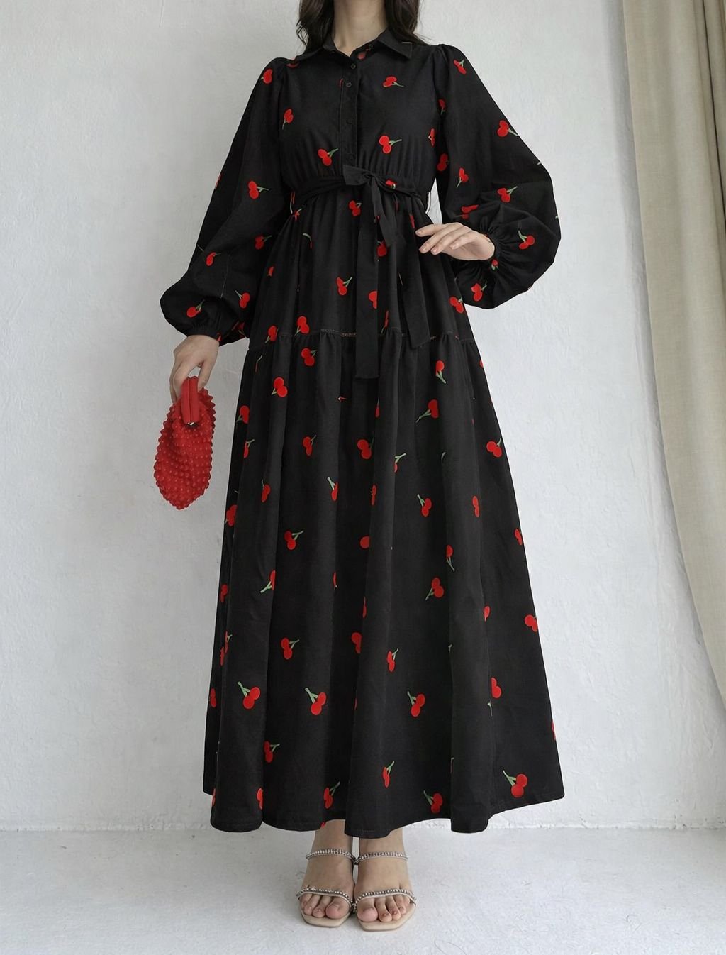 Printed Crape Silk Maxi Image 7